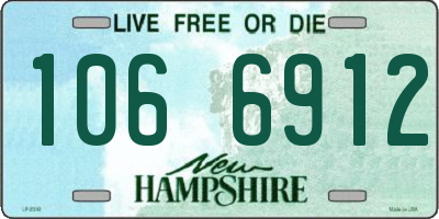 NH license plate 1066912