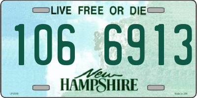 NH license plate 1066913