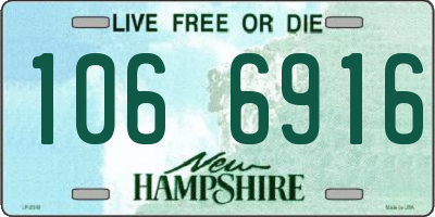 NH license plate 1066916