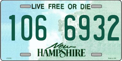 NH license plate 1066932