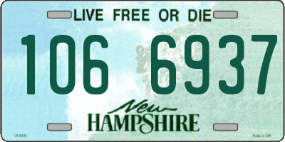 NH license plate 1066937