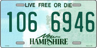 NH license plate 1066946