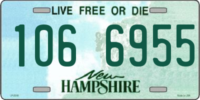 NH license plate 1066955