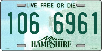 NH license plate 1066961