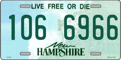 NH license plate 1066966