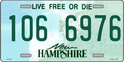 NH license plate 1066976