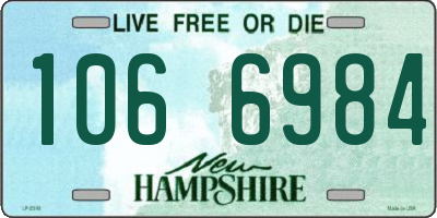 NH license plate 1066984