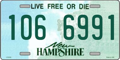 NH license plate 1066991