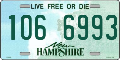 NH license plate 1066993