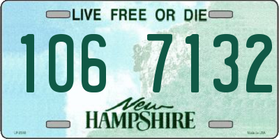 NH license plate 1067132