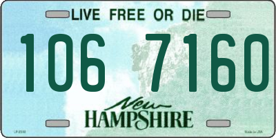 NH license plate 1067160