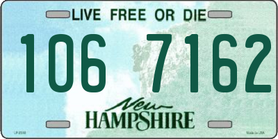 NH license plate 1067162
