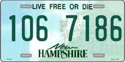 NH license plate 1067186