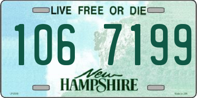 NH license plate 1067199