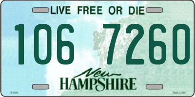 NH license plate 1067260