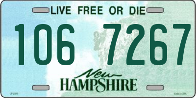 NH license plate 1067267