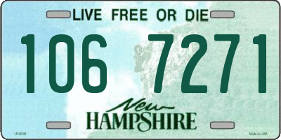 NH license plate 1067271