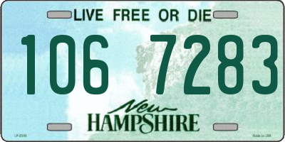 NH license plate 1067283
