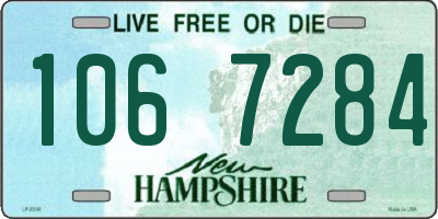 NH license plate 1067284