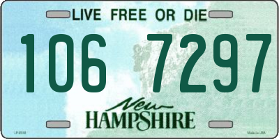 NH license plate 1067297