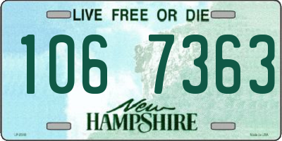 NH license plate 1067363