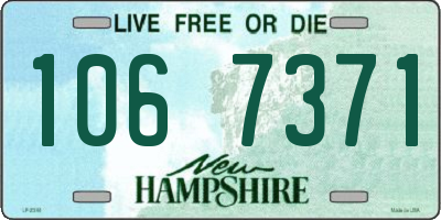 NH license plate 1067371