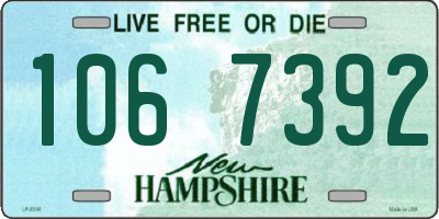 NH license plate 1067392