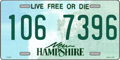 NH license plate 1067396