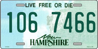 NH license plate 1067466