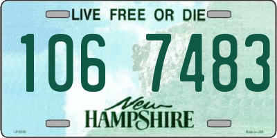 NH license plate 1067483