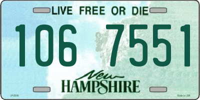 NH license plate 1067551