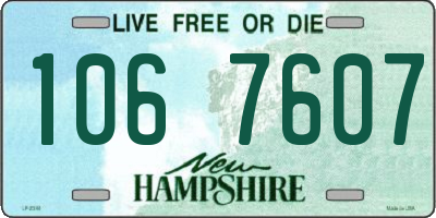NH license plate 1067607