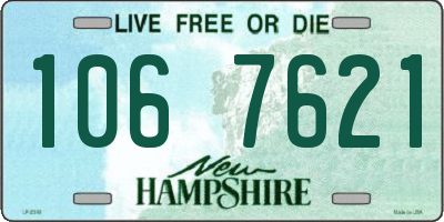 NH license plate 1067621