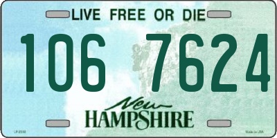 NH license plate 1067624