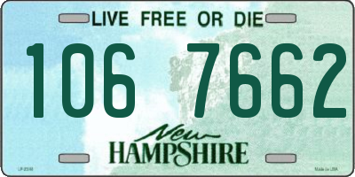 NH license plate 1067662