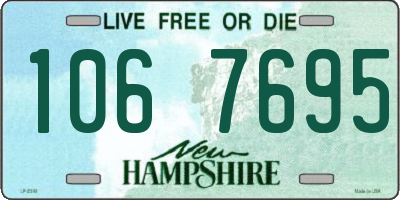 NH license plate 1067695
