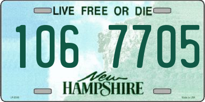 NH license plate 1067705