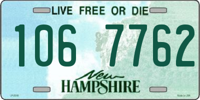 NH license plate 1067762