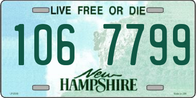 NH license plate 1067799