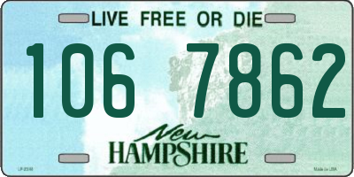 NH license plate 1067862