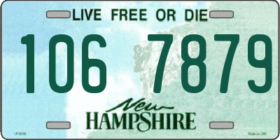 NH license plate 1067879