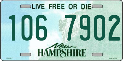 NH license plate 1067902