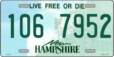 NH license plate 1067952