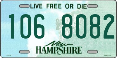 NH license plate 1068082