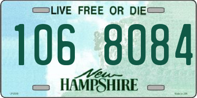 NH license plate 1068084