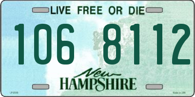 NH license plate 1068112