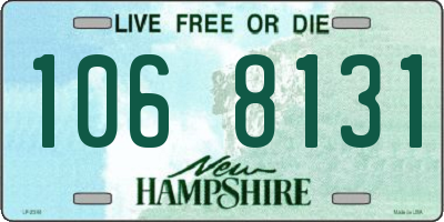 NH license plate 1068131