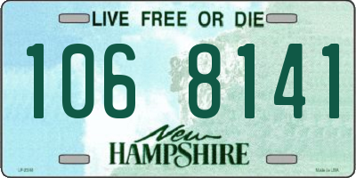 NH license plate 1068141