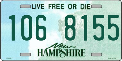NH license plate 1068155