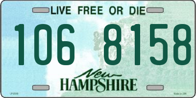 NH license plate 1068158